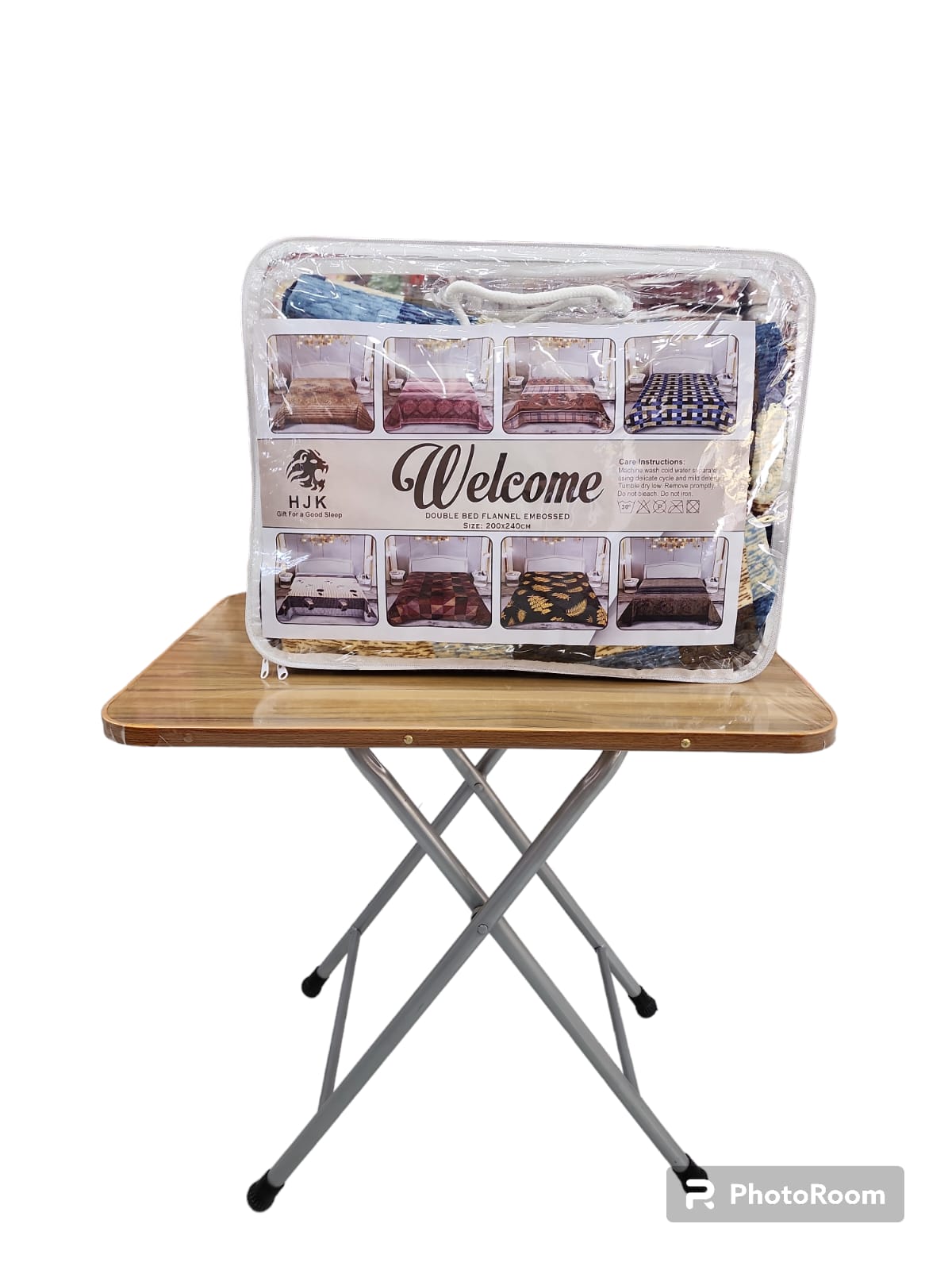 Wellcome boder flannel 
Size.200×240cm